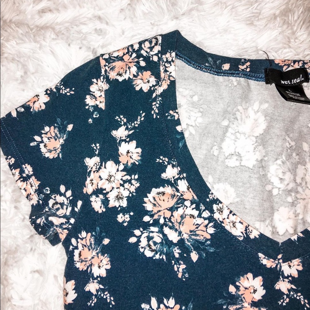 super cute floral top from wet seal!